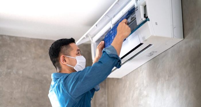 Air conditioner cleaning bangkok - aircon AC fix repair install service